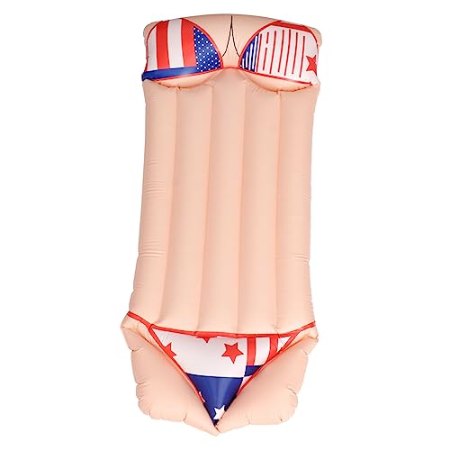 ERINGOGO 1Stück Aufblasbare Schwimmende Matte Im Bikini Stil Schwimmkissen Für Pool Und Strand Komfortable Schwimmmatte Für Entspannte Tage Im Wasser von ERINGOGO