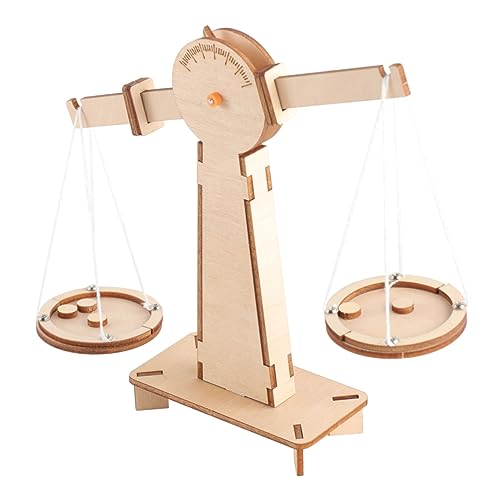 ERINGOGO 1Stück DIY Holz Balkenwaage Lernspielzeug Zur Messung Und Gewichtsermittlung Für Pädagogisches Für Kreatives Und Lernen von ERINGOGO