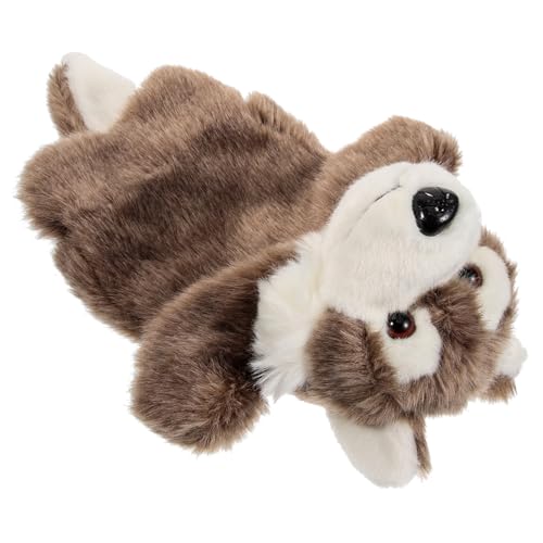 ERINGOGO 1Stück Handpuppe Wolf Plüschspielzeug für Interaktive Geschichtenpuppen für Früherziehung und Rollenspiele Weiches Kuscheltier für Eltern Junge Mädchen Interaktion für Zuhause von ERINGOGO