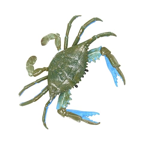 ERINGOGO 1Stück Krabbenmodell Aus PVC Realistisches Marines Tier Für Deko Oder Kinderspielzeug Für Sandkasten Badewasser von ERINGOGO