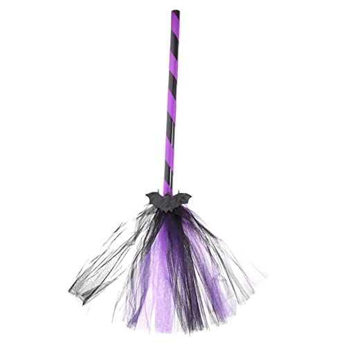 ERINGOGO 1Stück Kreativer Halloween Besen Mit Bat Design Dekorative Halloween Requisite Für Partys Halloween Festival Dekoration ERINGOGO 1Stück Kreativer Halloween Besen Mit Bat Design Dekorative Halloween Requisite Für Partys Halloween Festival Dekoration von ERINGOGO