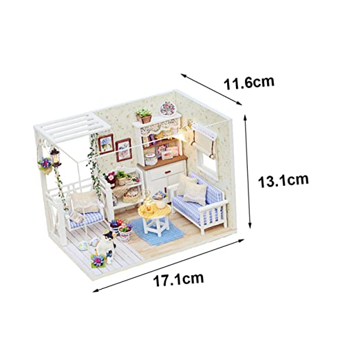 ERINGOGO 1Stück Kreatives DIY Kabinenmodell Handgemachtes Miniaturhaus Bausatz Lustiges Zum Selberbauen Für Bastelset Für Kleine Architekten Und Sammler Die Heimdekoration von ERINGOGO