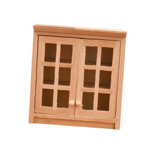 ERINGOGO 1Stück Mini Holz Wandschrank Modell Handgefertigtes Kabinett Für Puppenhaus Deko Maßstab Für Kreative Szenen von ERINGOGO