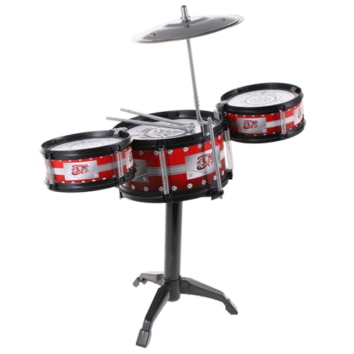 ERINGOGO 1Stück Mini Schlagzeug Set für Musikalische Bildung mit Trommeln Rot Pädagogisches Percussion Instrument für Frühpädagogik Sicher und Langlebig für Musikunterricht ERINGOGO 1Stück Mini Schlagzeug Set für Musikalische Bildung mit Trommeln Rot Pädagogisches Percussion Instrument für Frühpädagogik Sicher und Langlebig für Musikunterricht von ERINGOGO