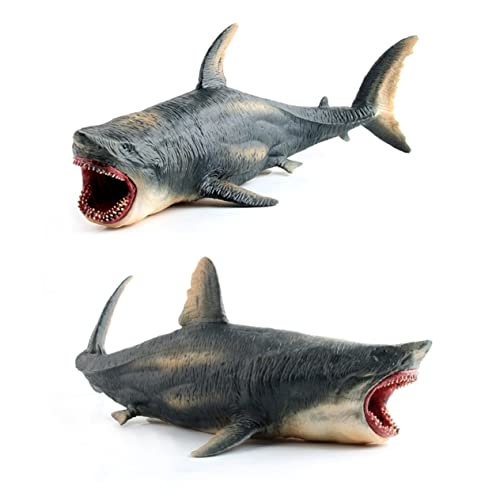 ERINGOGO 1Stück Modellspielzeug Großes Lebensechtes Weißer Tiermodell Aus Kunststoff Perfektes Lernspielzeug Für Deko Für Aquarium Und Kinderzimmer Fördert Farberkennung von ERINGOGO