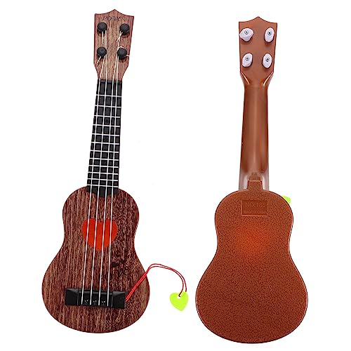 ERINGOGO 1Stück Musikalisches Bildung Simulation Ukulele Herzform Farbe Für Kreative Und Musikalisches von ERINGOGO