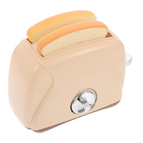 ERINGOGO 1Stück Niedliches Mini Toaster für Simulierte Brotmaschine mit Licht und Soundeffekten Kreatives und Interaktion Leicht und Tragbar für Kleine Hände von ERINGOGO