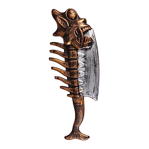 ERINGOGO 1Stück Plastik Halloween Fisch Knochenschwert Für Festival Requisite Für Kostümpartys Rollenspiele Und Halloween Dekoration von ERINGOGO