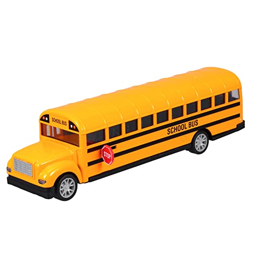 ERINGOGO Schulbus Spielzeug für Kinder Legierung Rückziehfahrzeug Kleiner Schulbus Modell Spielzeugauto für Jungen für Indoor Spiel und Sammlung von ERINGOGO