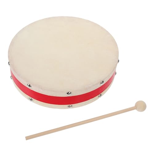 ERINGOGO 1satz Handtrommel Mit Trommelstock Percussion Instrument Für Musikbildung Und Tragbar Und Langlebig Für Erwachsene von ERINGOGO