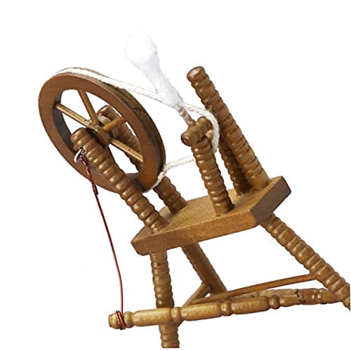 ERINGOGO 1stk Altes Spinnrad Mini-möbel Mini-handwickelmaschine Spielhaus Schmuck Kinderspielzeug Automodell Zur Textilherstellung Miniaturauto Zur Textilherstellung Birke Brown ERINGOGO 1stk Altes Spinnrad Mini-möbel Mini-handwickelmaschine Spielhaus Schmuck Kinderspielzeug Automodell Zur Textilherstellung Miniaturauto Zur Textilherstellung Birke Brown von ERINGOGO