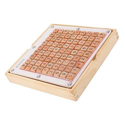 ERINGOGO 1Stk Sudoku-Spiel Schach logische Denkspiele Mathe-Puzzle Kinderspielzeug Spielset aus Holz pädagogisches Arithmetik-Lern-Sudoku-Spielzeug Spielzeug für die Früherziehung Jiugongge von ERINGOGO