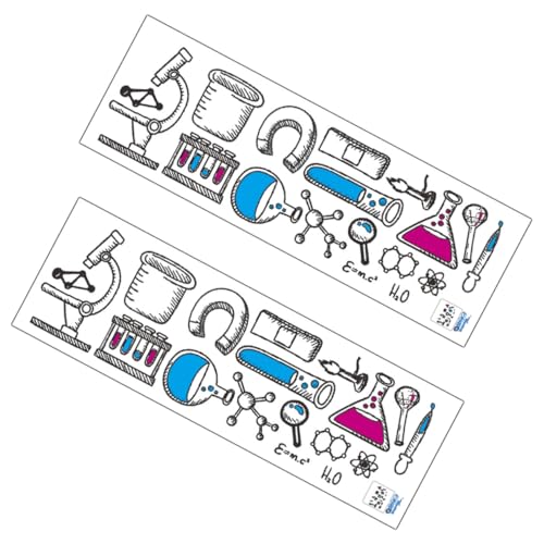 ERINGOGO 2 Blätter Laboratory Wandsticker Chemische Elemente Selbstklebend Ablösbar PVC Wissenschaftliche Wanddeko für Wohnzimmer Schlafzimmer Klassenzimmer und Wohnheim ERINGOGO 2 Blätter Laboratory Wandsticker Chemische Elemente Selbstklebend Ablösbar PVC Wissenschaftliche Wanddeko für Wohnzimmer Schlafzimmer Klassenzimmer und Wohnheim von ERINGOGO