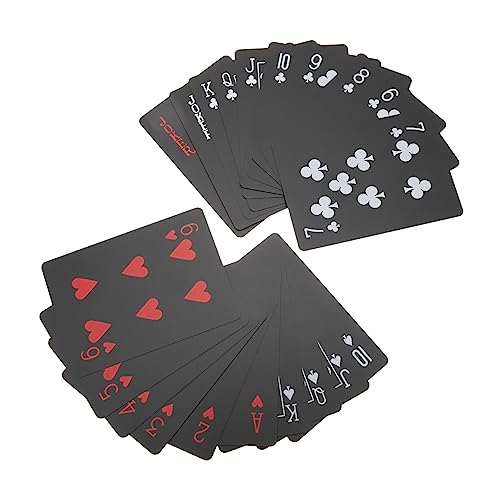 ERINGOGO 2 Boxen Tischspielzeug plastikkarten unterhaltungsspiele Poker Cards Party Decoration Card Games Kartenspiel Spielkarte Esstischzubehör unterhaltsame Karten gedruckte Karten von ERINGOGO