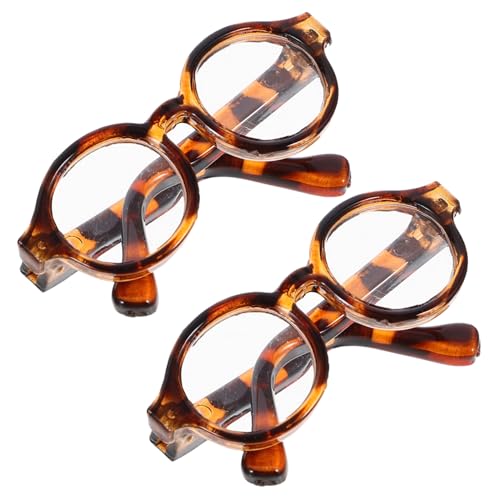 ERINGOGO Puppensonnenbrille Puppenbrille Modisches Brillendekor Zum Anziehen Und Fotografieren von ERINGOGO