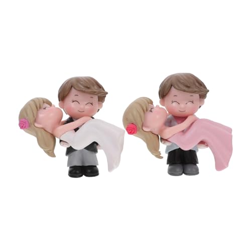 ERINGOGO 2 Paare Reizendes Paar Statuen Kuchenschmuck Paar Figuren Geburtstagstorte ERINGOGO 2 Paare Reizendes Paar Statuen Kuchenschmuck Paar Figuren Geburtstagstorte von ERINGOGO