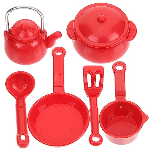 ERINGOGO 2 Packungen Mini-Küchengeschirr für kinderspielzeug hühner Fun Toy kinderknallzeug Puppenhaus Küchenutensilien Miniatur-Puppenhauszubehör Plastik rot ERINGOGO 2 Packungen Mini-Küchengeschirr für kinderspielzeug hühner Fun Toy kinderknallzeug Puppenhaus Küchenutensilien Miniatur-Puppenhauszubehör Plastik rot von ERINGOGO