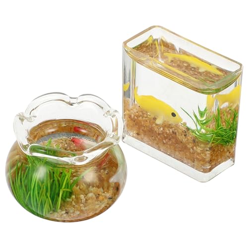 ERINGOGO Fein Gearbeitetes Mini-Aquarium- Vielseitig Verwendbares Mini-Aquarium für Miniatur-szenen Heimdekoration. ERINGOGO Fein Gearbeitetes Mini-Aquarium- Vielseitig Verwendbares Mini-Aquarium für Miniatur-szenen Heimdekoration. von ERINGOGO