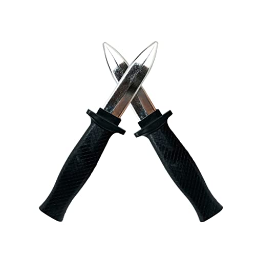 ERINGOGO 2 STK einziehbares Messer Halloween Scherzartikel Halloween Dekoration Halloween Decor Halloween-Dekoration halloweendeko streudekor Halloween verschwindendes Messer Black von ERINGOGO