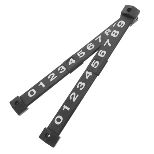 ERINGOGO 2 STÜCK Großer Tischfußball zähler Punkte Anzeigetafel Benutzerfreundlicher Torzähler für Fußball tischspiele Geeignet für Freizeit Profi Spieler Modernes Schwarzes Design von ERINGOGO