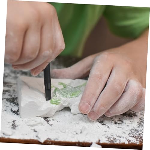 ERINGOGO 2 Sätze Archäologische Ausgrabungswerkzeuge DIY Grabset mit Hammer Pinsel Schaufel für Fossilien und Edelsteine Kreatives Lernspielzeug für Jungen und Mädchen von ERINGOGO