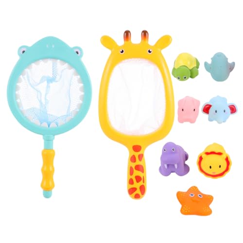 ERINGOGO 2 Sätze Badespielzeug mit Wasserspritzfunktion Farbwechselnde Tierische Badetiere Fischfangnetz Sicheres Material für Badewannenspielzeug und Wasserspaß ERINGOGO 2 Sätze Badespielzeug mit Wasserspritzfunktion Farbwechselnde Tierische Badetiere Fischfangnetz Sicheres Material für Badewannenspielzeug und Wasserspaß von ERINGOGO