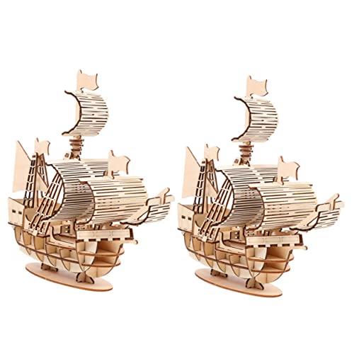 ERINGOGO 2 Sätze Bausteinspielzeug Zusammenbauen Modelle Bauen Handwerkliches Baumodell Rätsel Segelboot-Puzzle-Set Vorschulrätsel Puzzle- Rätsel Bauen Khaki Holz ERINGOGO 2 Sätze Bausteinspielzeug Zusammenbauen Modelle Bauen Handwerkliches Baumodell Rätsel Segelboot-Puzzle-Set Vorschulrätsel Puzzle- Rätsel Bauen Khaki Holz von ERINGOGO