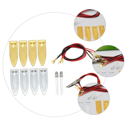 ERINGOGO 2 Sätze DIY Obstbatterie Experimentiermaterialien Zinkplatten Pin Elektroden für Wissenschaftliche Experimente im Labor zum Lernen und Präsentieren von Fruchtbatterien von ERINGOGO