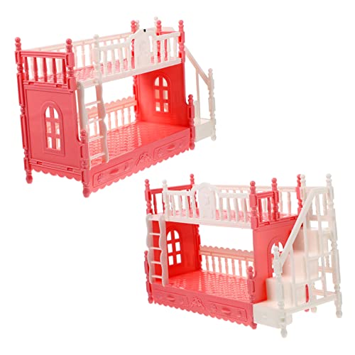 ERINGOGO 2sätze Miniatur Puppenhaus Bett Teiliges Dekoratives Etagenbett Für Puppenhaus Farblich Zufällig Für Kreatives Spielzeug Und Puppenmöbel Zubehör ERINGOGO 2sätze Miniatur Puppenhaus Bett Teiliges Dekoratives Etagenbett Für Puppenhaus Farblich Zufällig Für Kreatives Spielzeug Und Puppenmöbel Zubehör von ERINGOGO