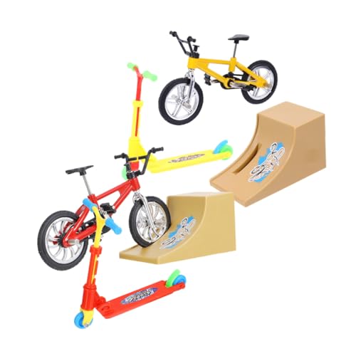 ERINGOGO 2 Sätze Fingerboard Mini Finger Toy Teiliges Tisch Competition Bike Kit mit Rampen Fingerkoordinationstraining für Verschleißfestes Fingerspielzeug Geburtstags und ERINGOGO 2 Sätze Fingerboard Mini Finger Toy Teiliges Tisch Competition Bike Kit mit Rampen Fingerkoordinationstraining für Verschleißfestes Fingerspielzeug Geburtstags und von ERINGOGO