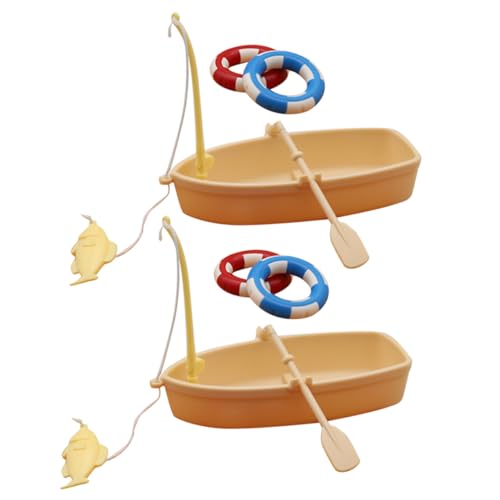 ERINGOGO 2 Sätze Fischerboot Modell Mini-Angelspielzeug Mini-Fischerboote aus Kunststoff Angelspielzeug für kleine Mini-Hausbedarf kleine Fischerbootstütze Plastik ERINGOGO 2 Sätze Fischerboot Modell Mini-Angelspielzeug Mini-Fischerboote aus Kunststoff Angelspielzeug für kleine Mini-Hausbedarf kleine Fischerbootstütze Plastik von ERINGOGO