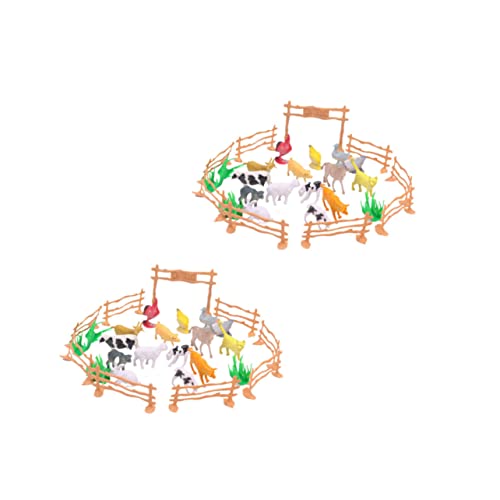 ERINGOGO 2 Sätze Geflügeltierspielzeug Kinderspielzeug Simulationsbauernhof-Zaunspielzeug pädagogisches ERINGOGO 2 Sätze Geflügeltierspielzeug Kinderspielzeug Simulationsbauernhof-Zaunspielzeug pädagogisches von ERINGOGO