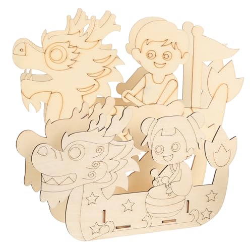 ERINGOGO 2 Sätze Holz Puzzles DIY Bausatz Lustiges Lernspielzeug Traditionelle Chinesische Drachenbootmodelle Pädagogisches Holzspielzeug für Kreative Mädchen und Jungen ERINGOGO 2 Sätze Holz Puzzles DIY Bausatz Lustiges Lernspielzeug Traditionelle Chinesische Drachenbootmodelle Pädagogisches Holzspielzeug für Kreative Mädchen und Jungen von ERINGOGO