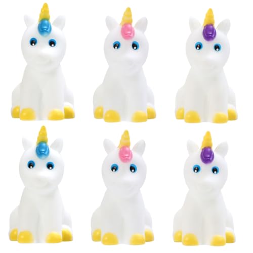 ERINGOGO 2 Sätze Mini Einhorn Badefiguren Badespielzeug für Junge Mädchen Teiliges Squeezable Wasserspielzeug mit Quietscher für Kleinkinder Badewannen Spaß ERINGOGO 2 Sätze Mini Einhorn Badefiguren Badespielzeug für Junge Mädchen Teiliges Squeezable Wasserspielzeug mit Quietscher für Kleinkinder Badewannen Spaß von ERINGOGO