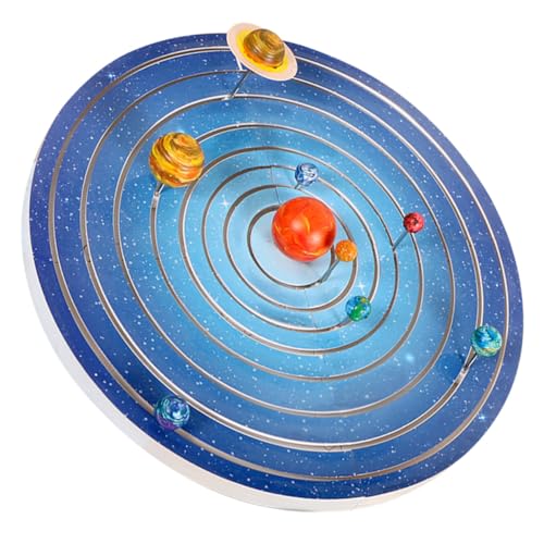 ERINGOGO 2 Sätze Planeten-Puzzle-Spielzeug 3D-Planeten-Puzzle Früherziehungsspielzeug Weltraumspielzeug Für Kinder Solarsystem-kit Puzzlespiele Spielzeuge Plastik Leer Erde Eltern-Kind Weiß von ERINGOGO