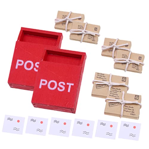ERINGOGO 2 Sätze Puppenhaus kinderspielzeug für Children Toys hühner Dekorationsartikel Mini-Briefkasten- Miniatur-Briefkasten-Ornament Papier ERINGOGO 2 Sätze Puppenhaus kinderspielzeug für Children Toys hühner Dekorationsartikel Mini-Briefkasten- Miniatur-Briefkasten-Ornament Papier von ERINGOGO