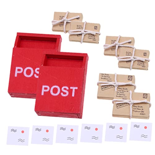 ERINGOGO 2 Sätze Puppenhaus kinderspielzeug für Present puppenhauszubehör Miniaturbriefkasten Kid Toys Puppenhaus-Mini-Pakete Modell für Puppenhausmöbel Papier ERINGOGO 2 Sätze Puppenhaus kinderspielzeug für Present puppenhauszubehör Miniaturbriefkasten Kid Toys Puppenhaus-Mini-Pakete Modell für Puppenhausmöbel Papier von ERINGOGO