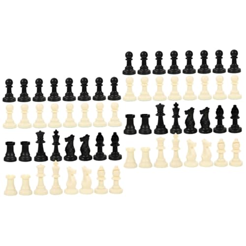 ERINGOGO 2 Sätze Schachfiguren Schach zubehör bauernopfer şahmaran schachspiele Chess Pieces Spielzeug ersetzen einstellen Ersatz Stück Schachbrett Plastik von ERINGOGO