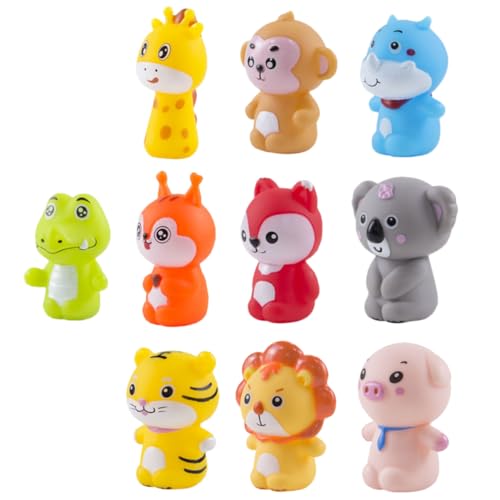 ERINGOGO 2 Sätze Tier Fingerpuppen aus Vinyl Teiliges für Interaktive Puppen für Geschichtenerzählen und Spiel für Eltern Junge Mädchen Interaktion und Partys von ERINGOGO