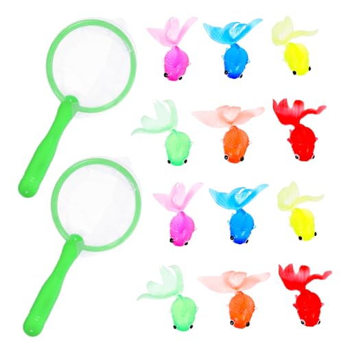 ERINGOGO 2 Sätze Wasserspielzeug TPR Simulation Goldfisch mit Figuren und Netzen Wasser Spritzspielzeug für Badewanne und Aquarium Dekoration Zufällige Farbe Zufällige Farbe ERINGOGO 2 Sätze Wasserspielzeug TPR Simulation Goldfisch mit Figuren und Netzen Wasser Spritzspielzeug für Badewanne und Aquarium Dekoration Zufällige Farbe Zufällige Farbe von ERINGOGO