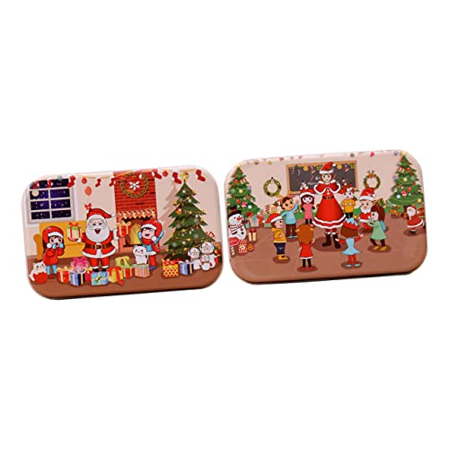 ERINGOGO 2 Sätze Weihnachts Holzpuzzle Lernspielzeug Weihnachts DIY Puzzle Kreativitätsfördernd für Eltern Junge Mädchen Interaktion Spaßeinheit ERINGOGO 2 Sätze Weihnachts Holzpuzzle Lernspielzeug Weihnachts DIY Puzzle Kreativitätsfördernd für Eltern Junge Mädchen Interaktion Spaßeinheit von ERINGOGO