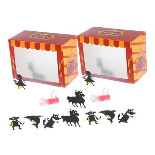 ERINGOGO 2 Satz DIY Schattentheater Bastelset für Interaktive Puppenbühne mit Kleinen Monstern Kreatives Handpuppen Puppentheater Kit für Spielerisches Lernen und ERINGOGO 2 Satz DIY Schattentheater Bastelset für Interaktive Puppenbühne mit Kleinen Monstern Kreatives Handpuppen Puppentheater Kit für Spielerisches Lernen und von ERINGOGO