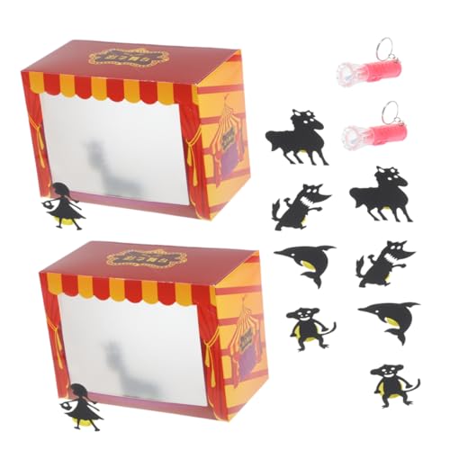 ERINGOGO 2 Satz DIY Shadow Theater Set für Kreatives Handwerk für Interaktive Geschichtenerzählungen Teiliges Set für Imaginative Aktivitäten Fördert die zur und Bildung ERINGOGO 2 Satz DIY Shadow Theater Set für Kreatives Handwerk für Interaktive Geschichtenerzählungen Teiliges Set für Imaginative Aktivitäten Fördert die zur und Bildung von ERINGOGO