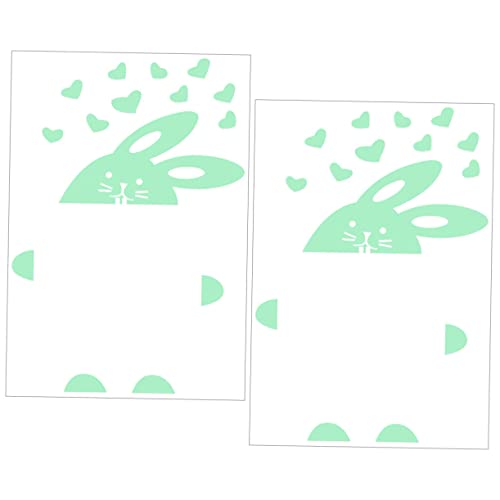 ERINGOGO 2 Satz Luminous Rabbit Shaped Decals Nachtleuchtende Aufkleber für Kinderzimmer Einfach zu Verwenden Entfernen für Gemütliche und Einfache Anwendung Glatten Oberflächen ERINGOGO 2 Satz Luminous Rabbit Shaped Decals Nachtleuchtende Aufkleber für Kinderzimmer Einfach zu Verwenden Entfernen für Gemütliche und Einfache Anwendung Glatten Oberflächen von ERINGOGO