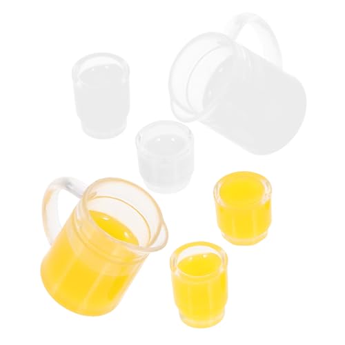 ERINGOGO 2 Sets Puppenhaus Getränk Spielzeughaus Wasserbecher Winziges Hauszubehör Puppenhauszubehör Miniatur Milchkrug Mini Küchenzubehör Puppenhausbecher Miniatur Saft Kunststoff ERINGOGO 2 Sets Puppenhaus Getränk Spielzeughaus Wasserbecher Winziges Hauszubehör Puppenhauszubehör Miniatur Milchkrug Mini Küchenzubehör Puppenhausbecher Miniatur Saft Kunststoff von ERINGOGO