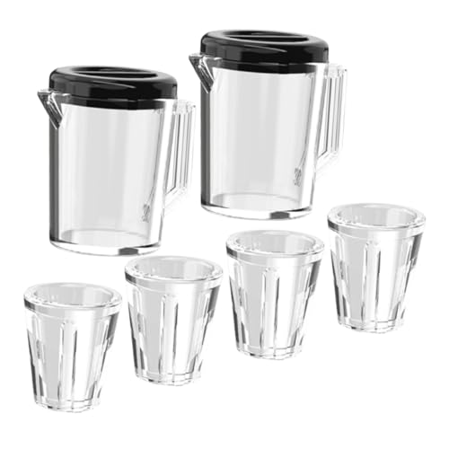 ERINGOGO 2 Sets Puppenhaus Wasserkocher Tasse Für Porzellantassen Puppenhaus Trinkgläser Miniatur Puppenhaus Zubehör Puppenhaus Möbel Puppenhaus Tasse Transparenter ERINGOGO 2 Sets Puppenhaus Wasserkocher Tasse Für Porzellantassen Puppenhaus Trinkgläser Miniatur Puppenhaus Zubehör Puppenhaus Möbel Puppenhaus Tasse Transparenter von ERINGOGO