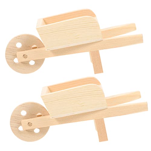 ERINGOGO 2 Stck. CART -Modell Miniatur winzig Mini-Schubkarren- Modelle von Minikarrenkarren Mini-Cart-Schubkarren kleines Schubkarrendekor Puppenhaus Schubkarre Holz ERINGOGO 2 Stck. CART -Modell Miniatur winzig Mini-Schubkarren- Modelle von Minikarrenkarren Mini-Cart-Schubkarren kleines Schubkarrendekor Puppenhaus Schubkarre Holz von ERINGOGO