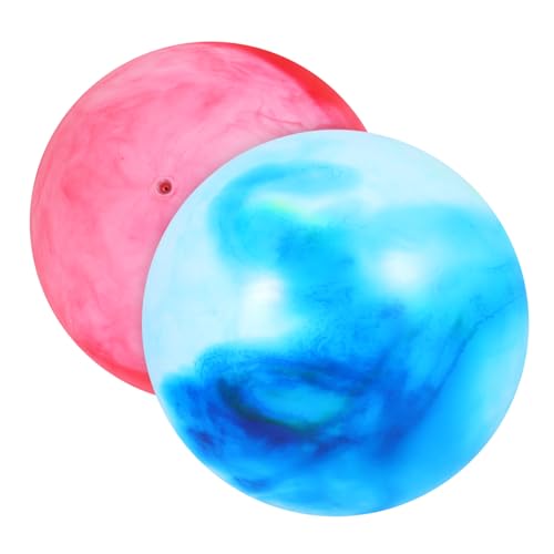 ERINGOGO 2 Stück Aufblasbarer leuchtender Ball aufblasbarer Ball aufblasbare Bälle Wasserball Bälle für den Strand dekorative Wasserbälle PVC Zufällige Farbe von ERINGOGO