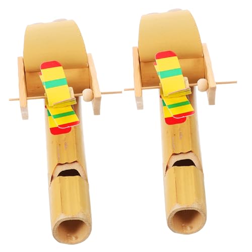 ERINGOGO 2 Stück Bambus DIY Pfeifen Lautes Pfeifenspielzeug Natürliche Musikinstrumente Kinderparty Geschenk Pädagogisch Fördernd für Mädchen Jungen ERINGOGO 2 Stück Bambus DIY Pfeifen Lautes Pfeifenspielzeug Natürliche Musikinstrumente Kinderparty Geschenk Pädagogisch Fördernd für Mädchen Jungen von ERINGOGO