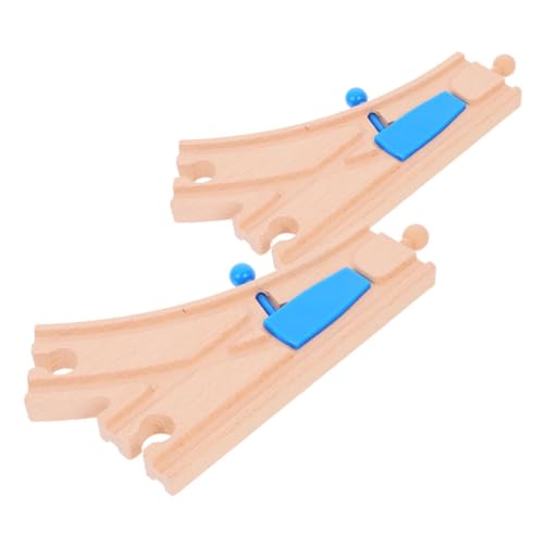 ERINGOGO 2 Stück Blaue Spur Bahngleise gebogen Zug verfolgen Holzbahn Gleisstützen Auto-Track- n Spur Eisenbahnschienen Gleisausbau aus Holz Gleisverbinder aus Kunststoff Plastik ERINGOGO 2 Stück Blaue Spur Bahngleise gebogen Zug verfolgen Holzbahn Gleisstützen Auto-Track- n Spur Eisenbahnschienen Gleisausbau aus Holz Gleisverbinder aus Kunststoff Plastik von ERINGOGO